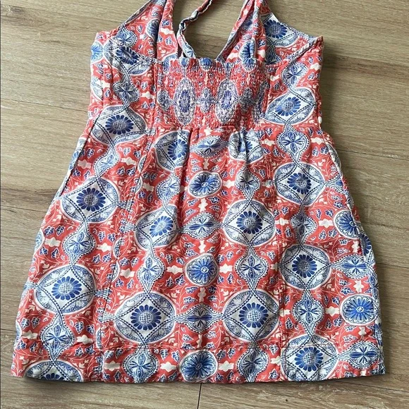 Anthropologie • Tie-Front Printed Mini Dress - Picture 8 of 9